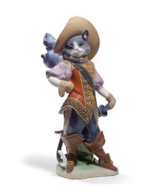 Lladro Puss in Boots Figurine - TicTacArea.com