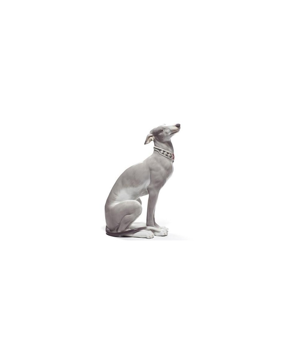 Lladro Attentive Greyhound Figurine - TicTacArea