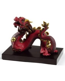 Lladro 01008613 THE DRAGON: Encanto cerâmico em destaque