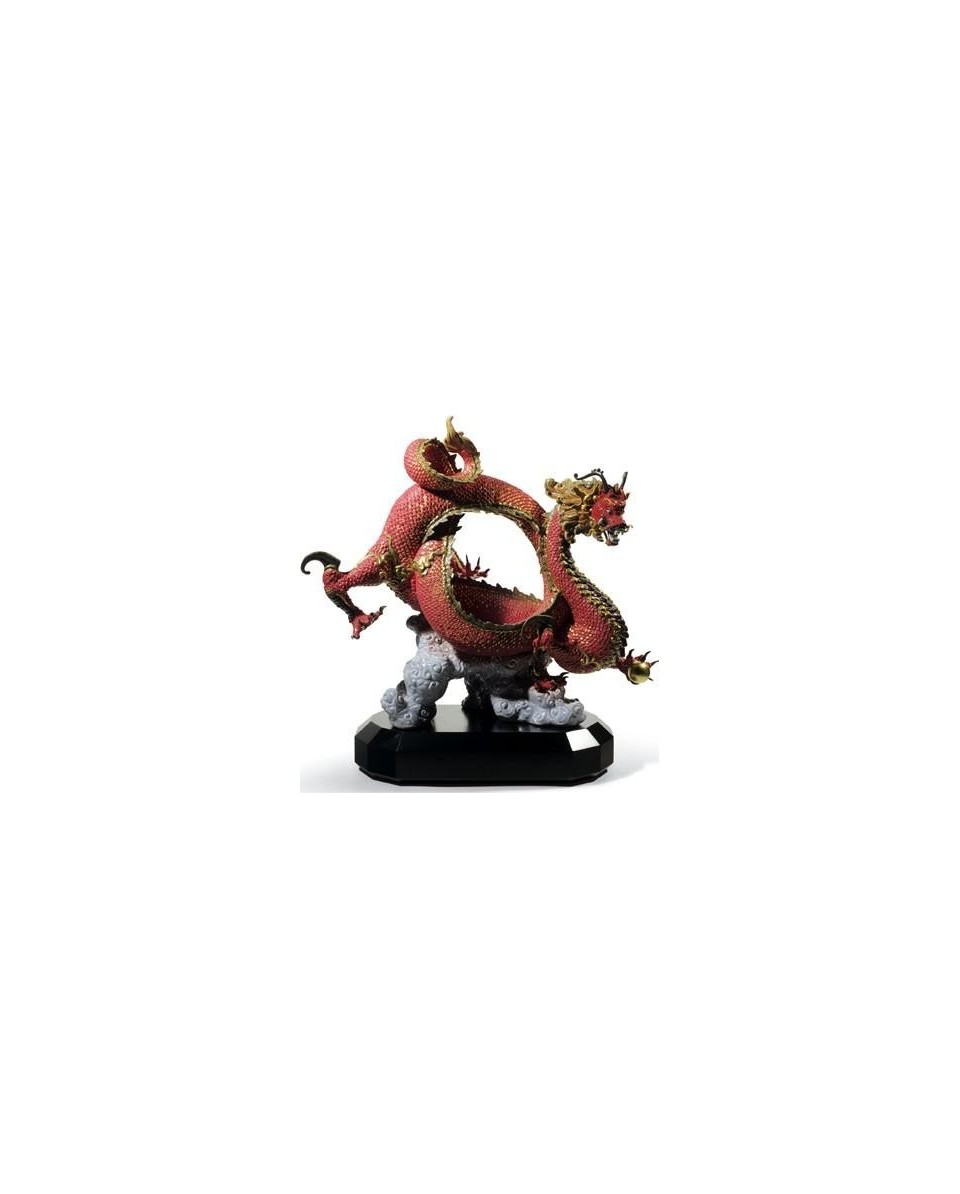 Lladro Dragon Auspicioso Rojo - TicTacArea.com