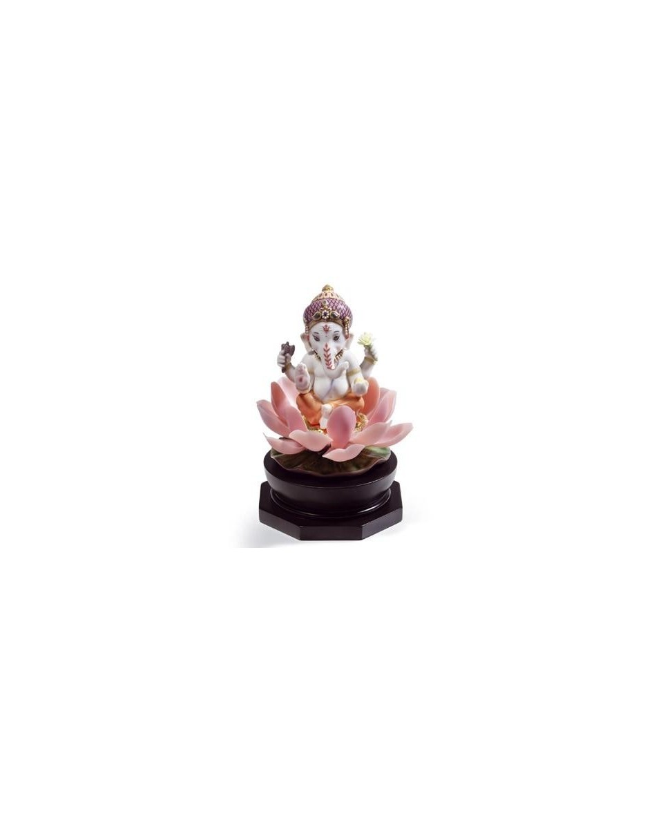 Lladro 01008635 GANESH PADMASANA Sculpture - TicTacArea