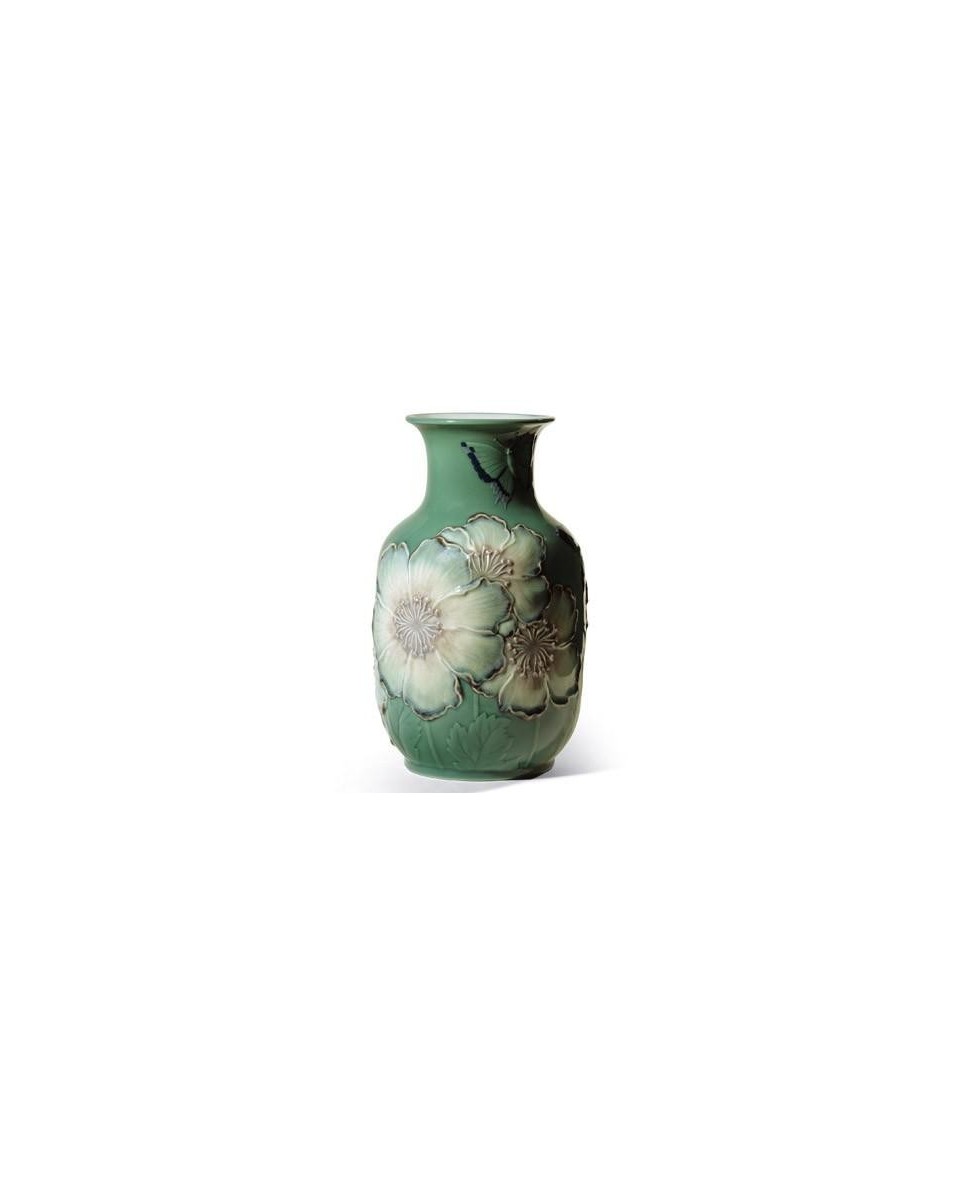 "Lladro 01008648 Mohnblumenvase: Hoch grün - TicTacArea.com"