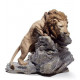 Lladro 01008656 Figurine: Lion Pouncing - TicTacArea.com