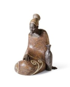 Lladro African Woman Figurine - TicTacArea.com