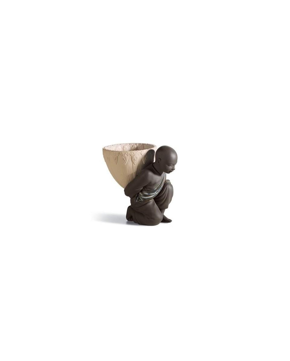 Lladro 01012493 Porteur Pot Pourri Arriere Noir - TicTacArea