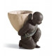 Lladro 01012493 Porteur Pot Pourri Arriere Noir - TicTacArea