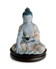 Lladro 01012515 Bouddha de la Medecine Sculpture