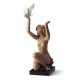 "Lladro 01013559 FRAU MIT TAUBE - Exquisite Porzellanfigur"