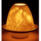 Lladro 01017305 Figurine: Lithophane Votive Light Parrots