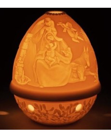 Lladro 01017323 Figurine: Lithophane Votive Light Nativity