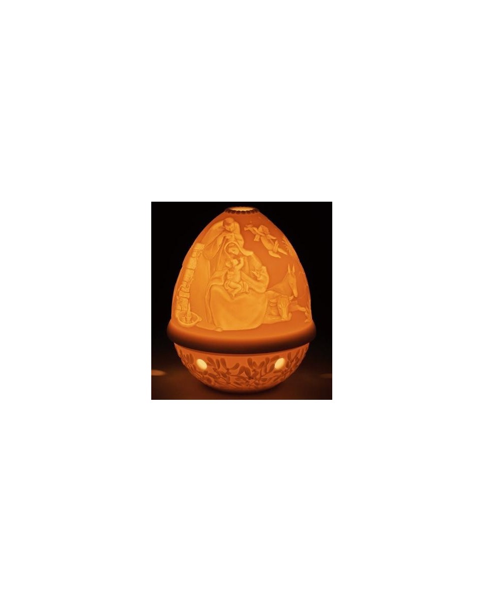 Lladro 01017323 Figurine: Lithophane Votive Light Nativity