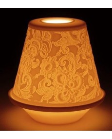 Lladro 01017337: Vela LITOPHANE VOTIVE LIGHT LACE