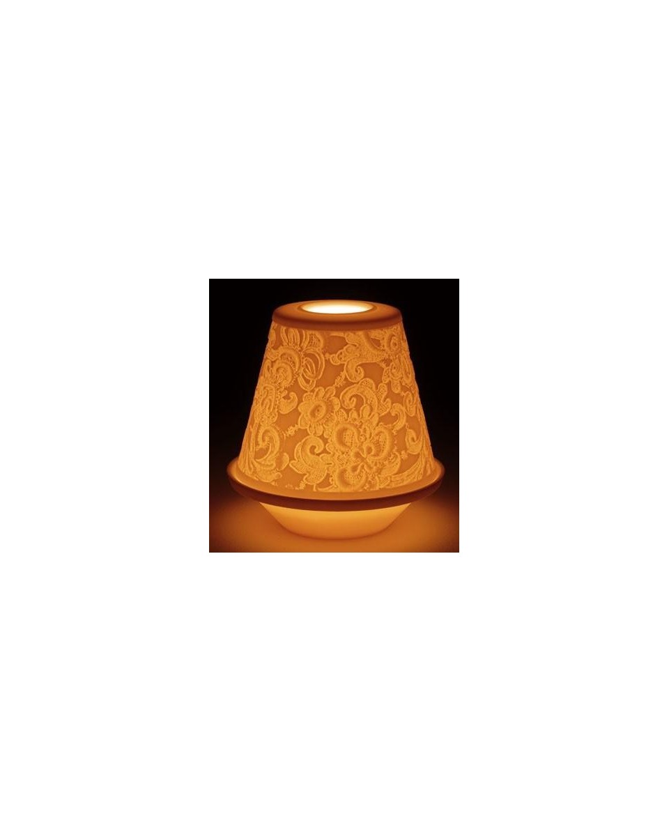 Lladro 01017337: Vela LITOPHANE VOTIVE LIGHT LACE