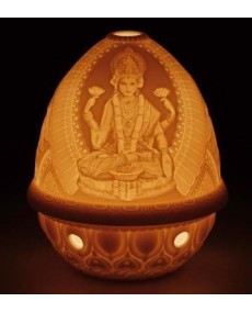 Lladro 01017339 Figurine: Goddess Lakshmi Votive Light