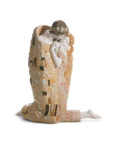 "Lladro 01018204 DER KUSS - Exklusive Porzellanfigur"