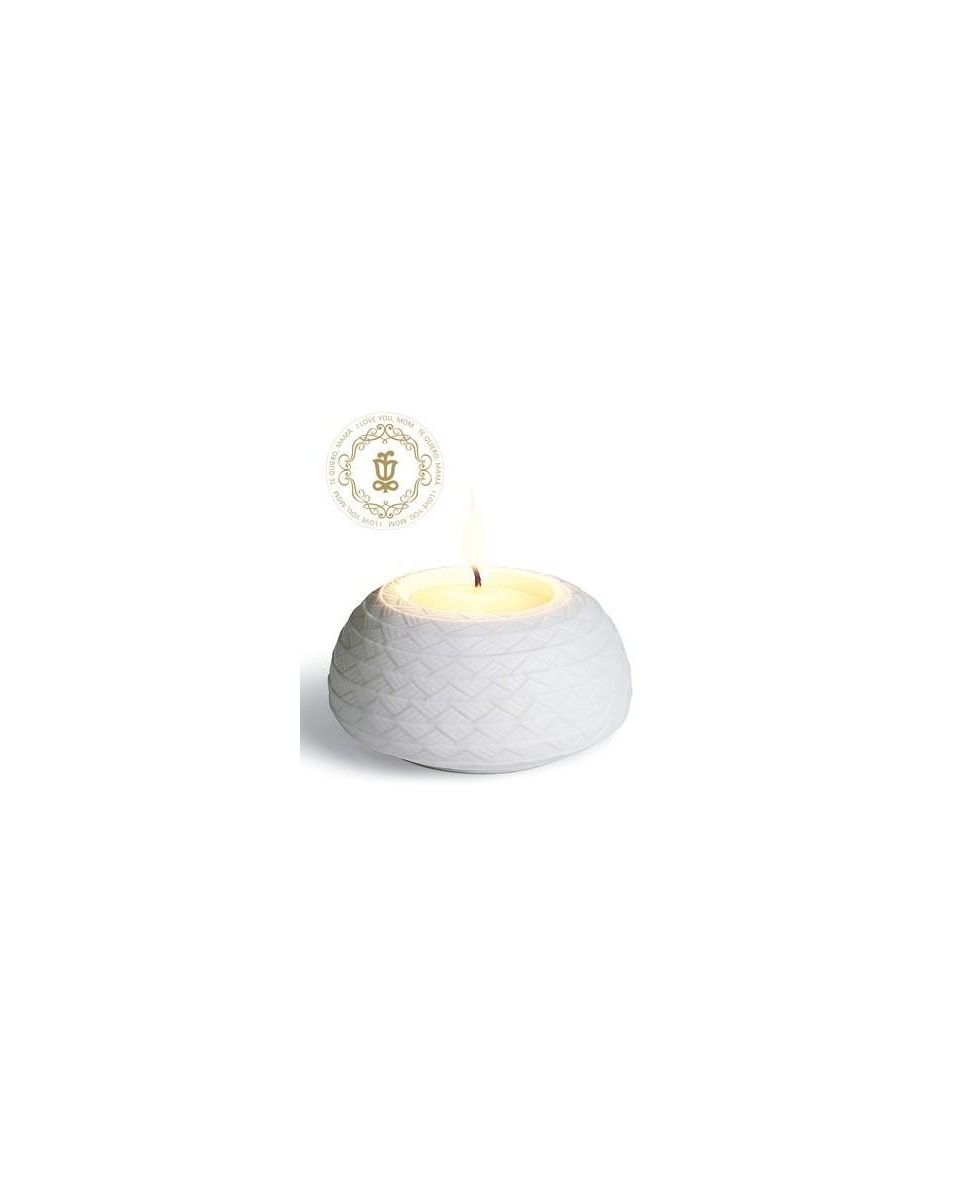 Lladro 01040063 Figurine VOTIVE CANDLE HOLDER I LOVE YOU, MOM