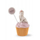 Sweet Cupcake Girl Customizable Lladro Porcelain