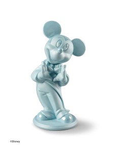 Mickey Mouse Blue Lladro Porcelain 01009418 - TicTacArea