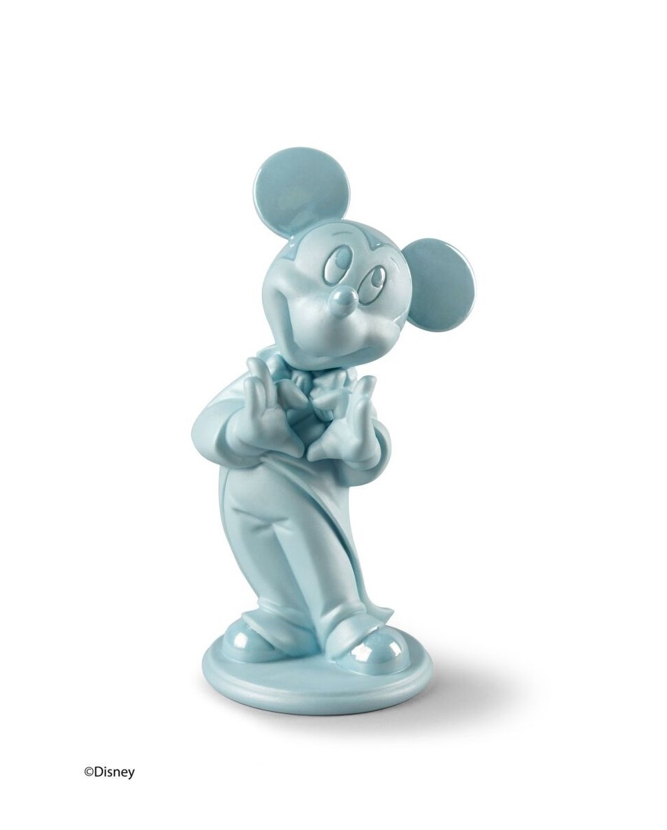 Mickey Mouse Blue Lladro Porcelain 01009418 - TicTacArea