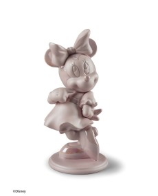 Minnie Mouse Pink Lladro Porcelain Figurine