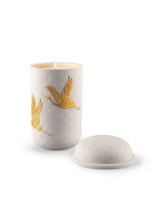 Golden Cranes Candle Lladro Porcelain 01040213 - TicTacArea