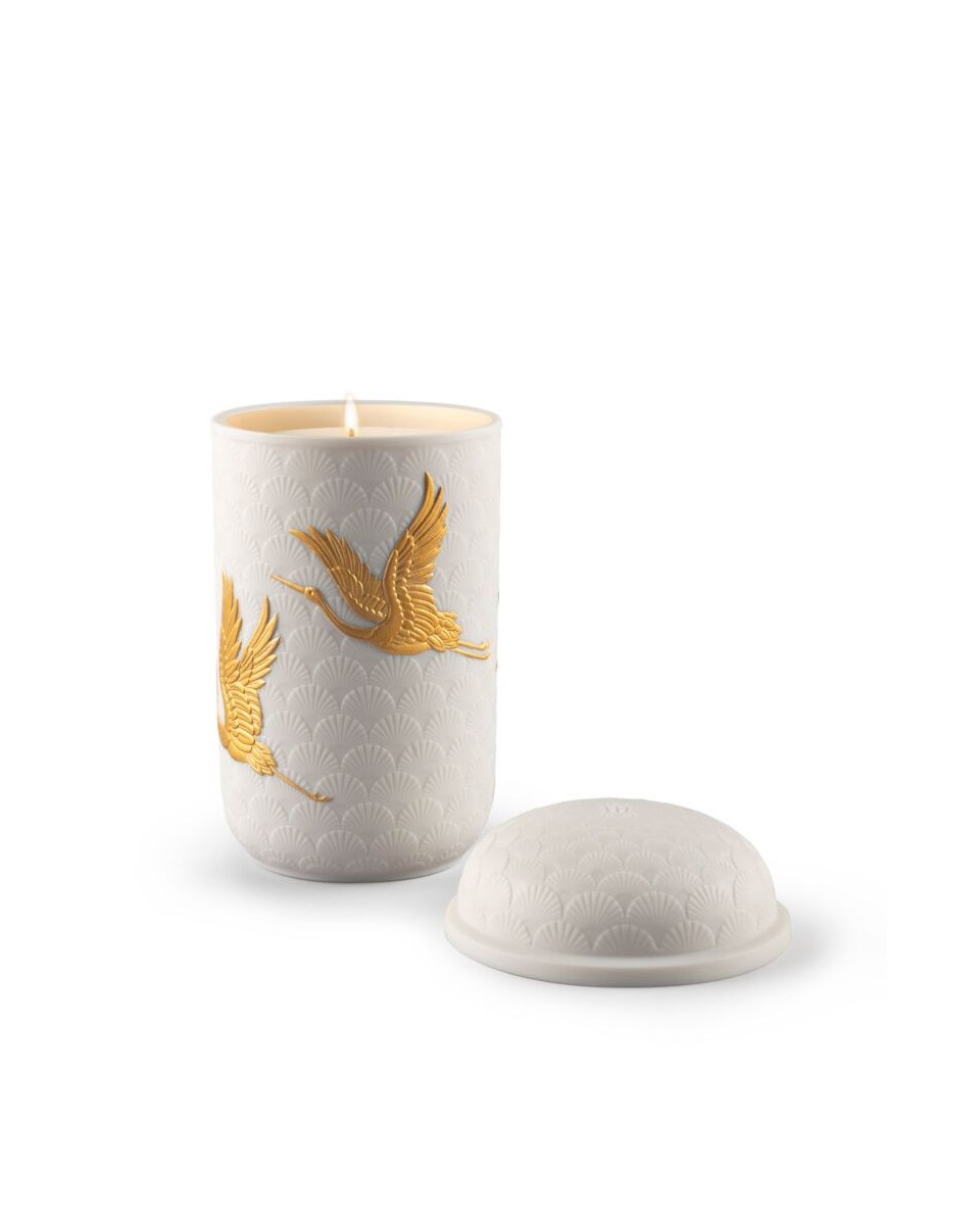 Golden Cranes Candle Lladro Porcelain 01040213 - TicTacArea