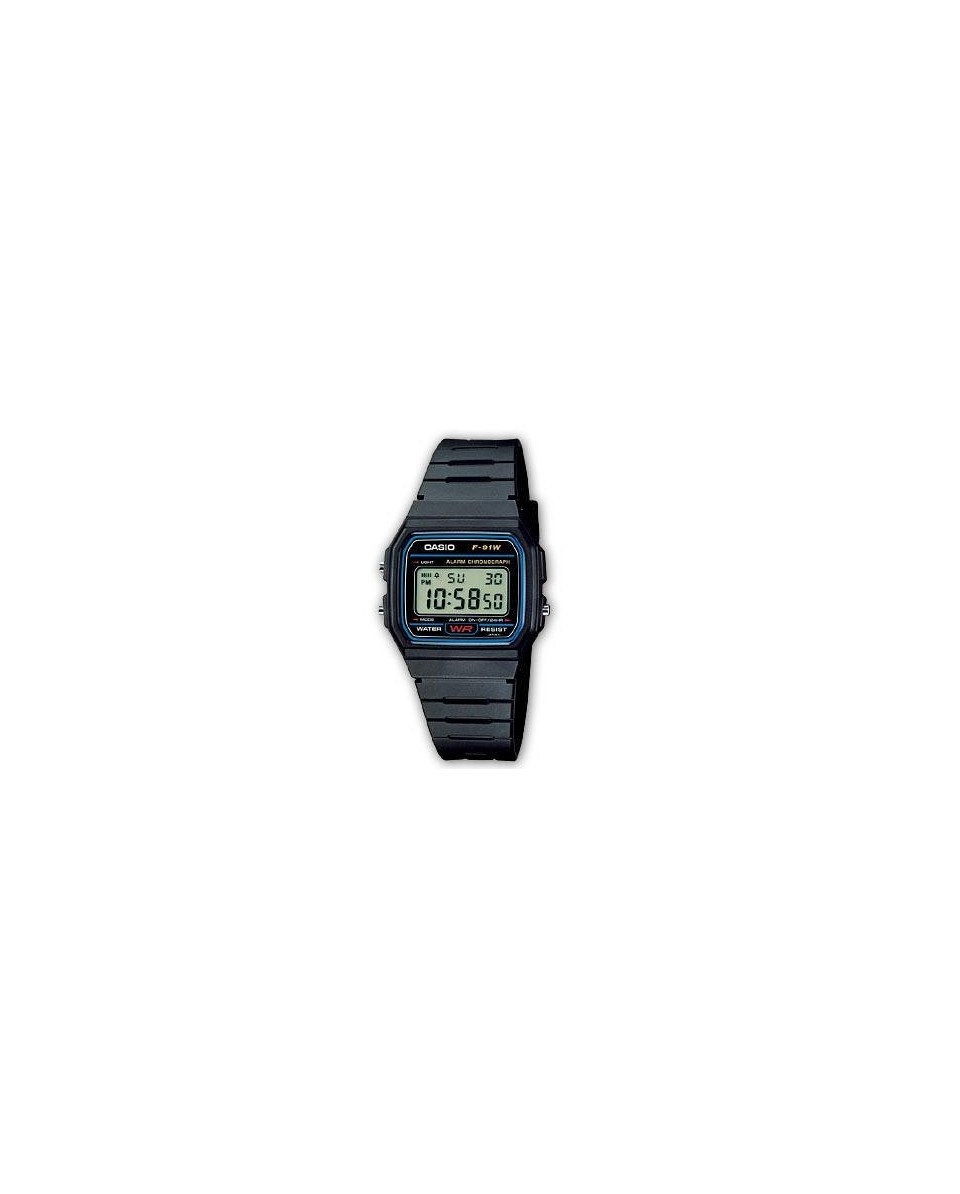 Relógio Casio F-91W-1YER: estilo e precisão